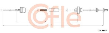 Автозапчасть COFLE 102847
