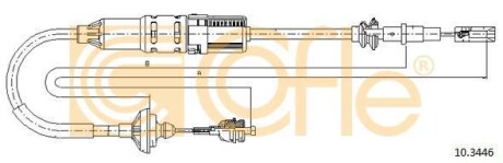 Трос зчеплення COFLE 103446