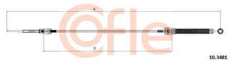 Трос, ступенчатая коробка передач COFLE 10.3481