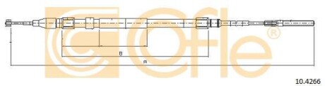 Трос, стояночная тормозная система COFLE 104266