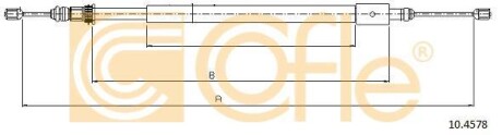 Трос, стояночная тормозная система COFLE 104578