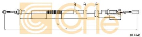 Трос ручного гальма перед.FIAT DUCATO 06> COFLE 10.4741