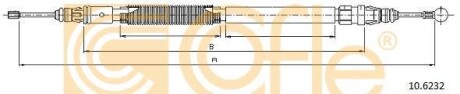 Трос ручного гальма COFLE 10.6232