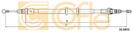 Трос ручного гальма COFLE 106859