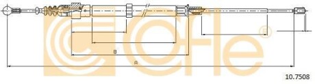 Трос, стояночная тормозная система COFLE 107508