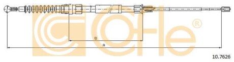 Трос, стояночная тормозная система COFLE 10.7626