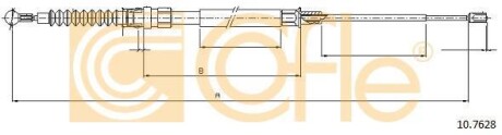 Трос ручного гальма COFLE 107628