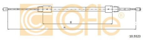 Трос, стояночная тормозная система COFLE 10.9323