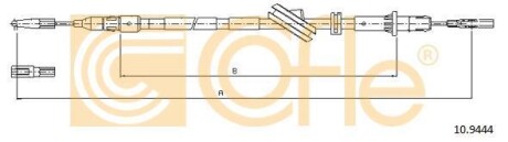 Трос ручного гальма COFLE 10.9444