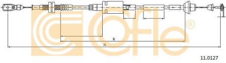 Тросик газу COFLE 110127