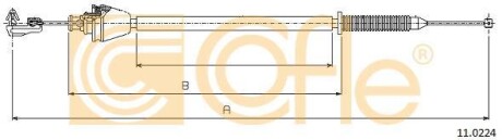 Трос газа COFLE 11.0224