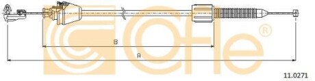 Тросик газу COFLE 110271