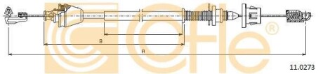 Трос газа COFLE 110273 (фото 1)