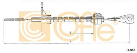 Тросик газу COFLE 11065