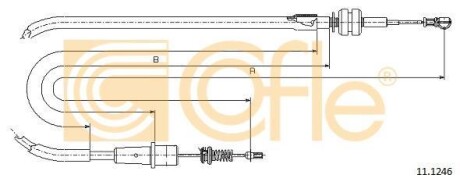 Трос газа COFLE 111246