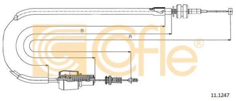 Трос газа COFLE 111247