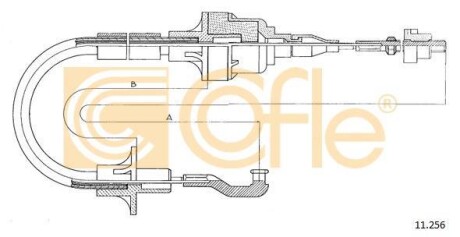 Трос зчеплення COFLE 11256