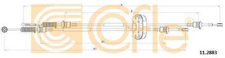 Трос, ступенчатая коробка передач COFLE 112883