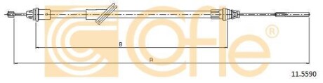 Трос, стояночная тормозная система COFLE 11.5590