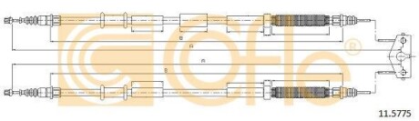 Трос, стояночная тормозная система COFLE 11.5775