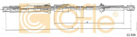 Трос газа COFLE 11.926