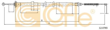 Трос, стояночная тормозная система COFLE 120765