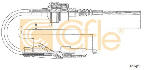 Трос зчеплення COFLE 1282P1