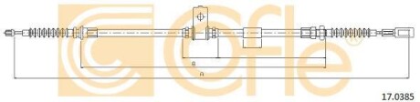 Трос, стояночная тормозная система COFLE 17.0385