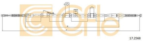 Трос ручного гальма зад. Л Hyundai Snta Fe II (CM) 2005/10- COFLE 172568