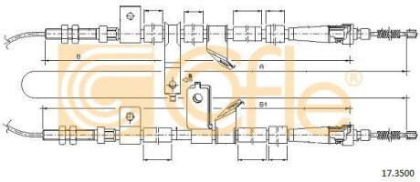 Автозапчасть COFLE 17.3500