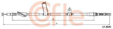 Трос COFLE 174045