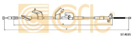 Трос стоянкового гальма COFLE 174115