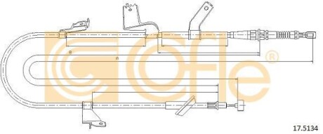 Трос ручника COFLE 17.5134 (фото 1)