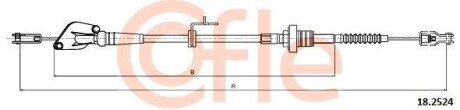 Трос, управление сцеплением COFLE 18.2524 (фото 1)