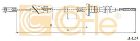 Трос зчеплення COFLE 186107