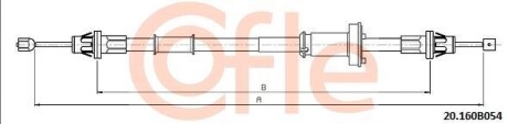Трос, стояночная тормозная система COFLE 20160B054