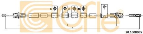 Трос, стояночная тормозная система COFLE 20160B055