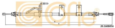 Трос ручного гальма COFLE 20160B056