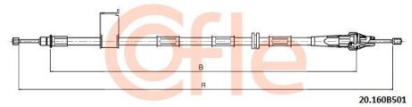 Трос, стояночная тормозная система COFLE 20.160B501 (фото 1)