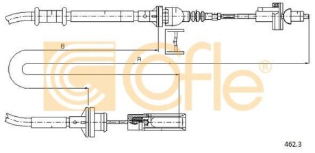 Трос зчеплення COFLE 462.3