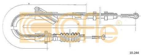 LINKA SPRZEGLA COF 10.244 COFLE 9210244