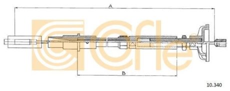 LINKA SPRZEGLA COF 10.340 COFLE 9210340