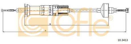 LINKA SPRZEGLA COF 10.3413 COFLE 92103413