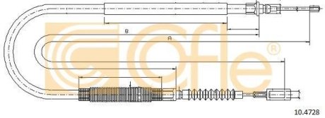 LINKA - HAMULEC RECZNY COF 10.4728 COFLE 92104728