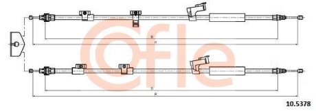 Linka ham.r. FO FOCUS CMAX 08-09 COFLE 92105378