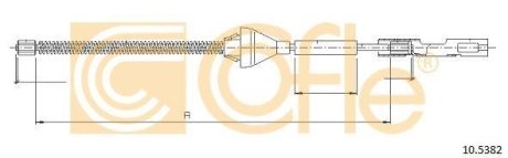 LINKA - HAMULEC RECZNY COF 10.5382 COFLE 92105382