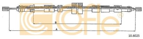 LINKA - HAMULEC RECZNY COF 10.6025 COFLE 92106025