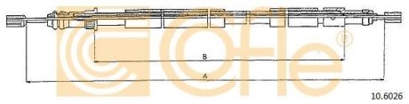 LINKA - HAMULEC RECZNY COF 10.6026 COFLE 92106026