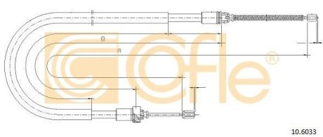 LINKA - HAMULEC RECZNY COF 10.6033 COFLE 92106033