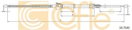 LINKA - HAMULEC RECZNY COF 10.7143 COFLE 92107143